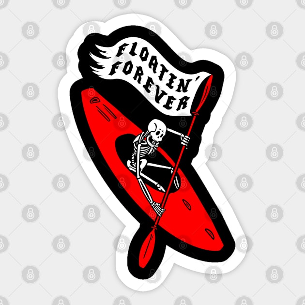 Floatin' Forever (Flag) Sticker by Dethtruk5000